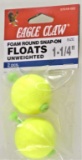 (24) Eagle Claw Group 2 Pk Foam Bobbers