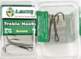 (23) Laker Treble Hooks Size 5/0 Bronze - 2 per pack