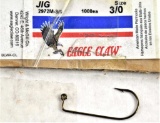 Eagle Claw 2972M Jig Hooks size 3/0 - Count 1,000