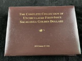  Album of Uncirculated of Sacagawea Dollars & Stamps