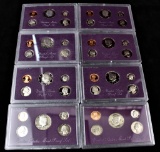 1984 thru 1989-S United States Proof Sets of 5 Coins