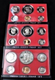 1977 & 1979-S United States Proof Sets of 6 Coins