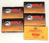 Wolf Gold & Herter's .223 Remington ammo