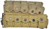 M-1Garand Web belts with en bloc clips & ammo