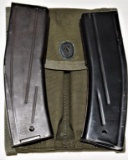 US 30 Carbine Dual Magazine Pouch with two 30 round magazines
