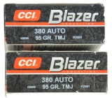 CCI Blazer .380 FMJ ammo