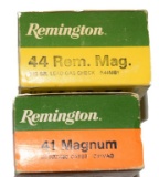 Partial boxes of Pistol ammo