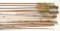 (17) Group Assorted Bamboo Pole Pieces