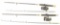 (2) Bronson True-Temper Uni-Spin 70 Fishing Poles