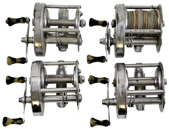 (4) Shakespeare 1924 Direct Drive Reels