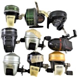 (9) Johnson Group Assorted Spinning Reels