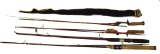 (5) Group Assorted 2 Piece Light-Medium Action Fishing Poles