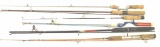 (6) Group Assorted Light-Medium Action Fishing Poles