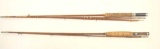 (2) Bamboo Fly Rods for Parts
