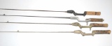 (4) True Temper Steel Fishing Poles