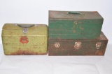 (3) Asst'd Metal Tackle Boxes