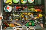 Plano 767 Tackle Box with Frog and Assorted Lures