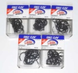 (5) 19 ct. (95) total Packs Eagle claw Odysseus Hooks size 8/0