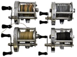 (4) Shakespeare 1950 Direct Drive Reels