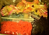 (8 lbs.) Assorted Color Gummy Fishing Worms