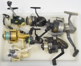 (7) Zebco Spinning Parts Reels