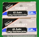 Herter's Blazer Aluminum Case .45 ACP Ammo