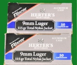 Herter's Blazer Aluminum Case 9mm Ammo