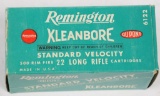 Remington Standard Velocity Kleanbore .22 LR Ammo