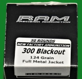 RAM Precision Ammunition .300 Blackout Ammo