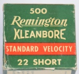 Remington Standard Velocity KLEANBORE .22 Short  Ammo