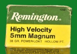 Vintage Remington 5mm Magnum Ammo