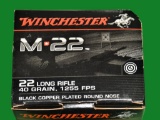 Winchester M-22 .22 L.R. Ammo