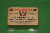 Vintage Winchester Super Speed .22 Short H.P. Ammo