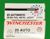 Winchester .25 ACP Ammo