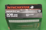 Winchester Match .308 Win Ammo