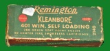 Vintage Remington Kleanbore .401 Win Ammo