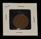 1864 Two-Cent Piece, Large Motto