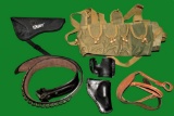 Assorted Canvas and Leather Items