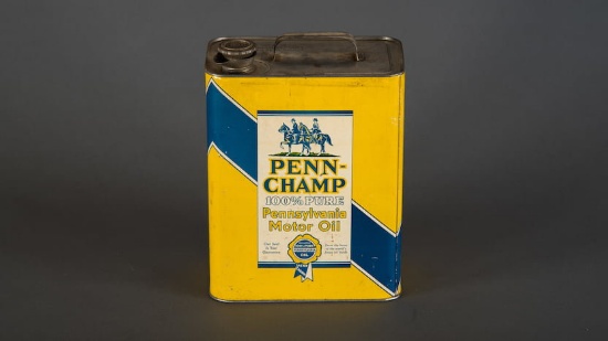 Penn-Champ Motor Oil Can 2 Gallon