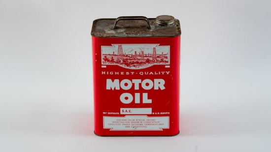 Highest Quality Motor Oil Can 2 Gallon