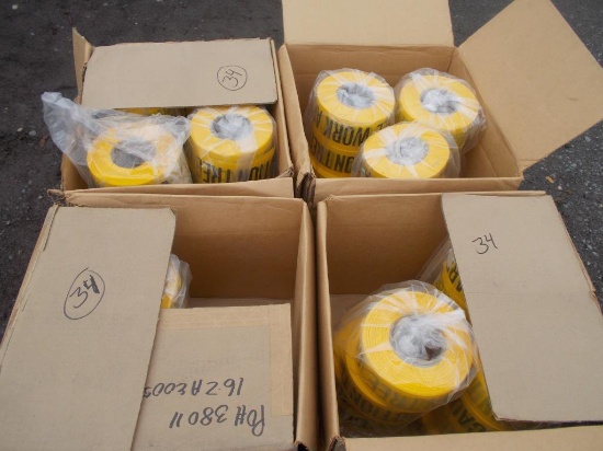 BRAND NEW (4) BOXES OF SAFETY TAPE