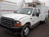 2001 FORD F-550 FOUR DOOR W/ SERVICE BODY  Year: 2001 Make: FORD Model: F-5