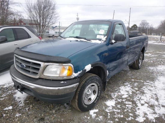 2000 Ford F-150 4X4 XLT  Year: 2000 Make: Ford Model: F-150 4X4 Engine: V6,