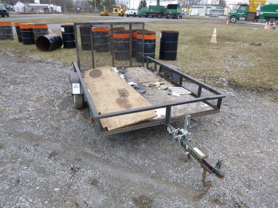 8' S/A LANDSCAPE TRAILER W/ RAMP