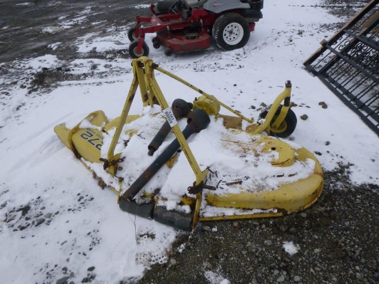 JOHN DEERE 72" 3PT PTO DRIVE MOWER MODEL 272 RUNS