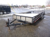 2007 STURDYBILT 17' T/A LANDSCAPE TRAILER Vin: 42ST718EQ7B120601 Year: 2007