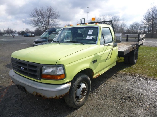 1994 FORD F-350 DUAL WHEEL FLATBED Year: 1994 Make: FORD Model: F-350 DUAL