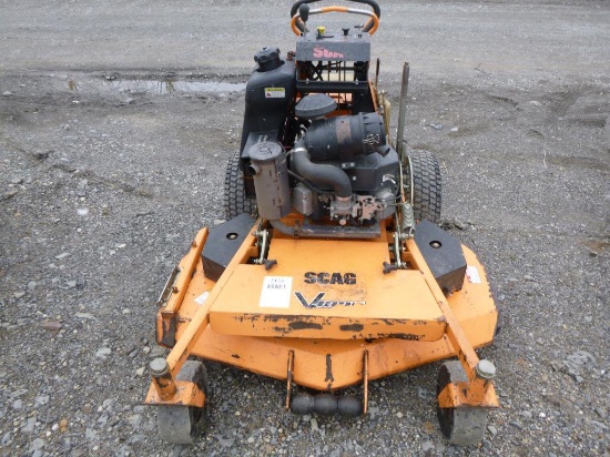 SCAG V-RIDE STANDING MOWER W/ 52" DECK KAWISAKI ENGINE