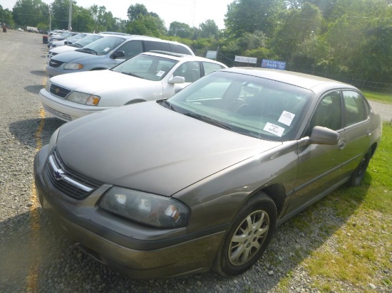 2003 Chevrolet Impala Base Year: 2003 Make: Chevrolet Model: Impala Engine: