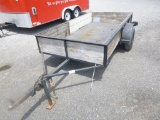 SINGLE AXLE 12' X 5.5' TRAILER